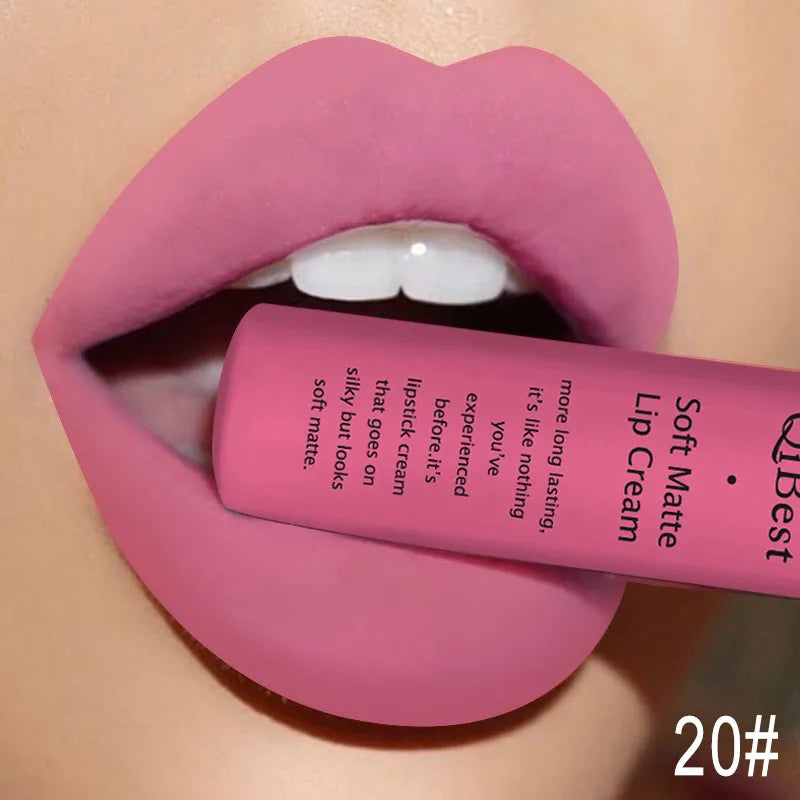 QIBEST Velvet Matte Lip Gloss