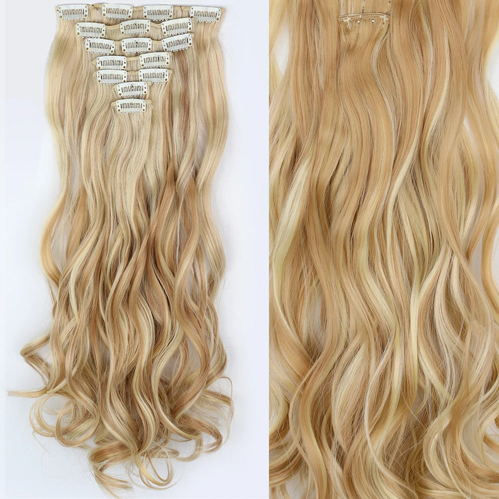 Straight Clip Hairpiece Set